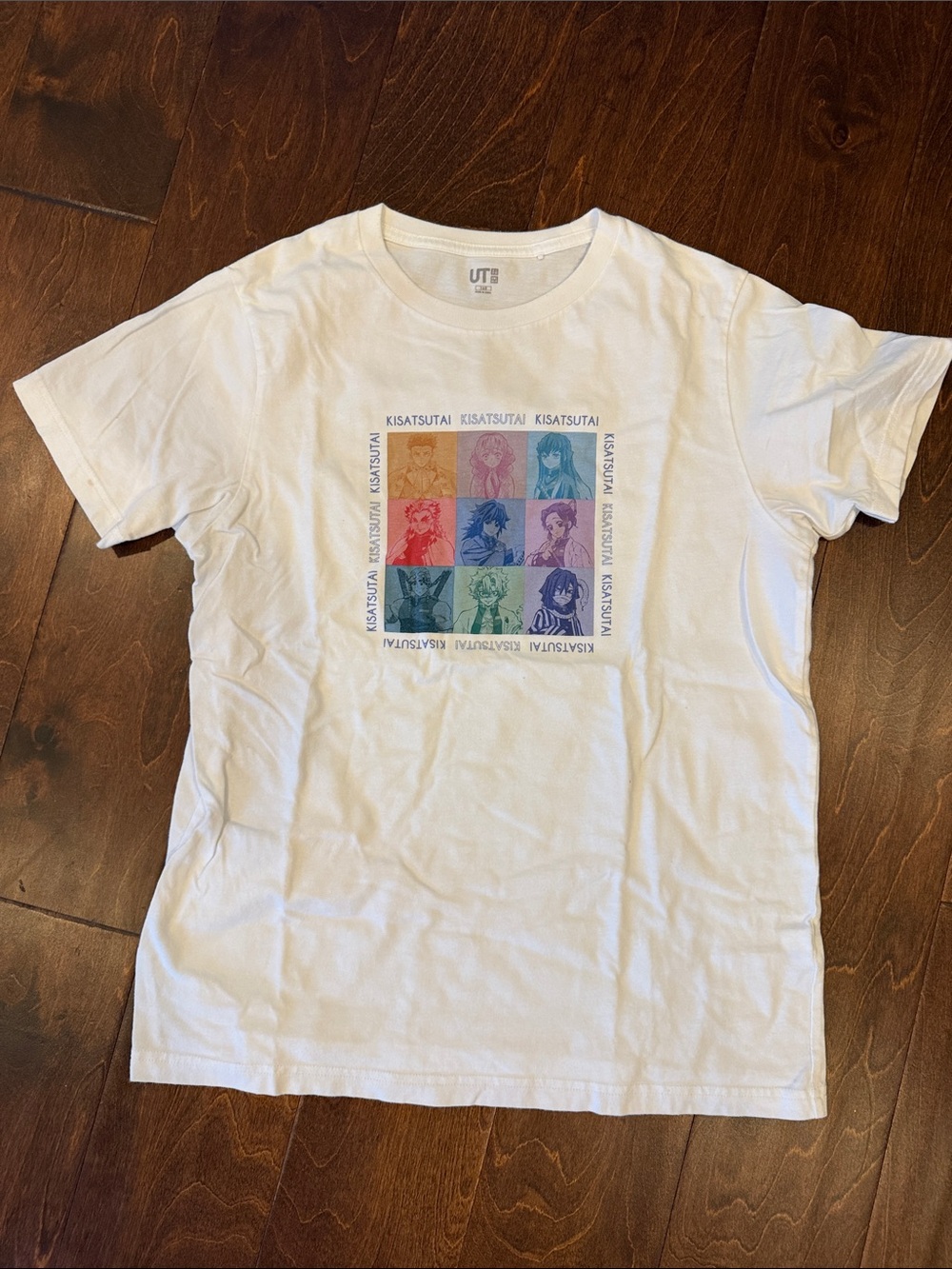 Uniqlo Graphic Crewneck Tee with Multicolor Grid
Demon slayer
